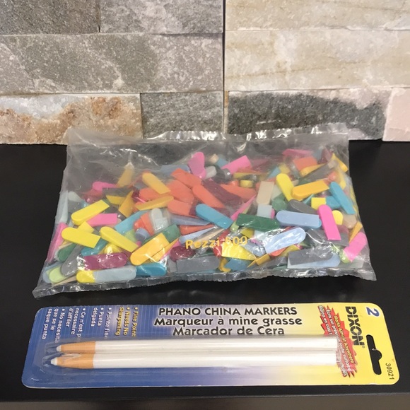 Dixon Phano China Marker Pencils +TILING WEDGES 0-5 MM. PEZZI 500 - Picture 5 of 8